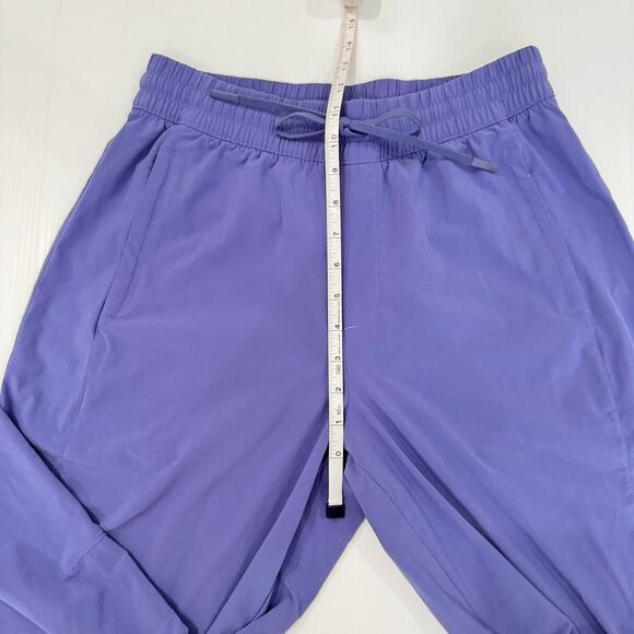 Athleta Arrival Cropped Pants Purple Women's 6 Athleisure Minimalist Travel - Picture 7 of 16